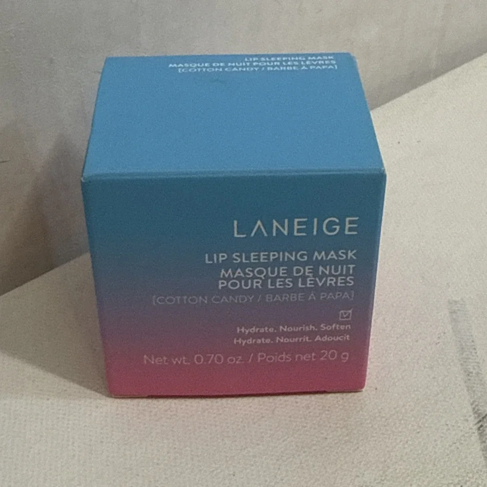 Discontinued Retired Rare Laneige Cotton Candy Lip Sleeping Mask New In Box